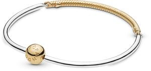 DRAVIN Om Mens Gold Bracelet With Dotted Pattern